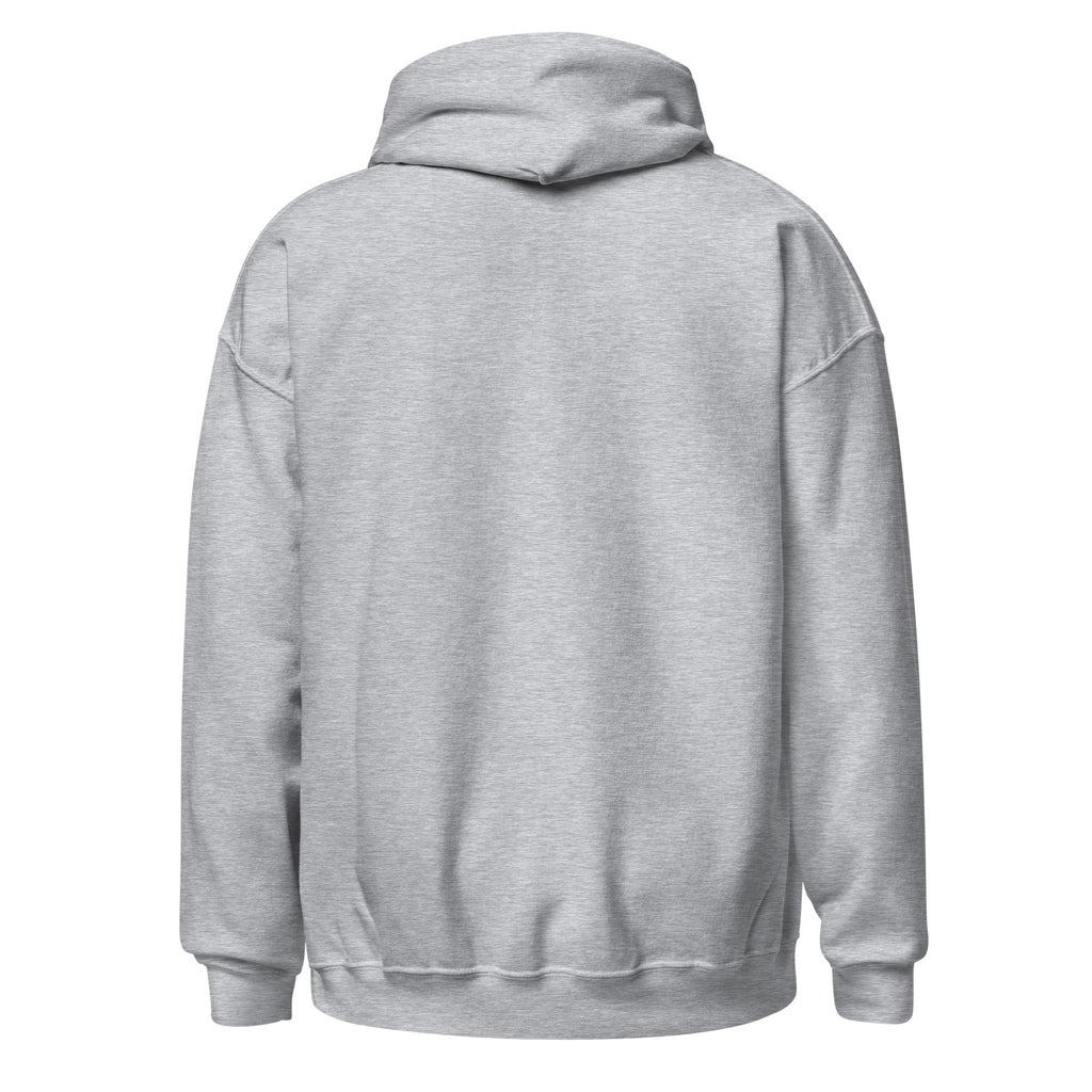 Back of Gray Blind Baddie Hoodie