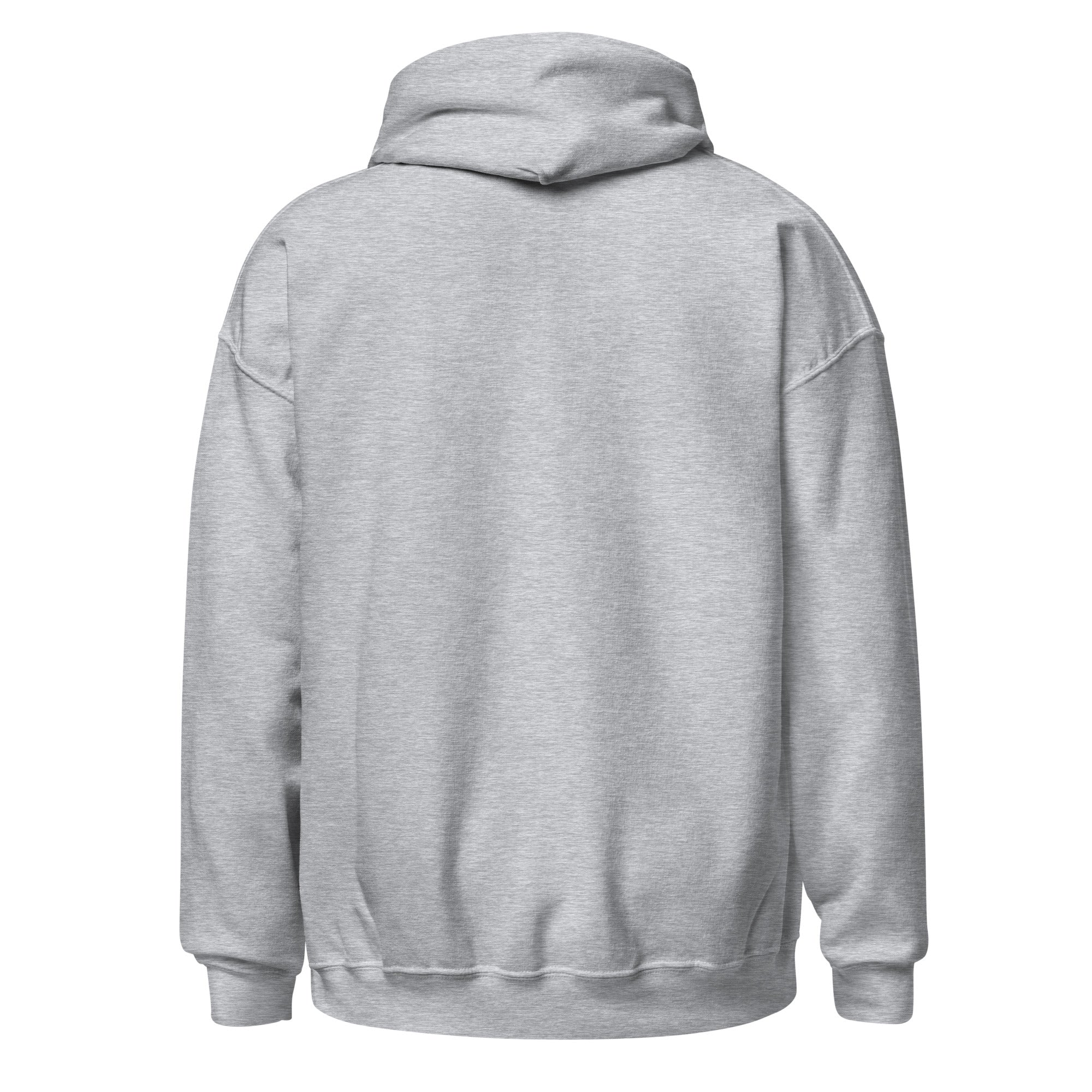 Back of Gray Blind Baddie Hoodie